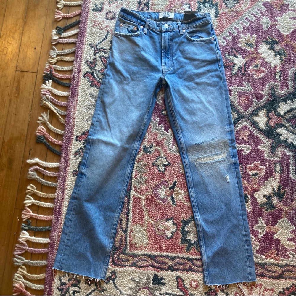 Free People Straight Leg Jeans NWT 25